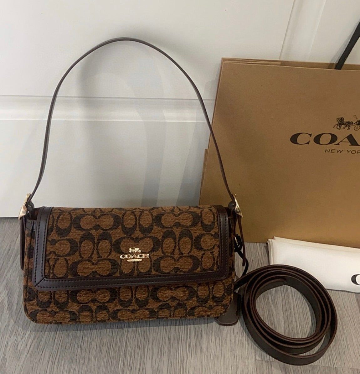 Coach Etta Small Flap Shoulder Bag