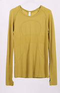 Yellow green Long sleeve lululemon