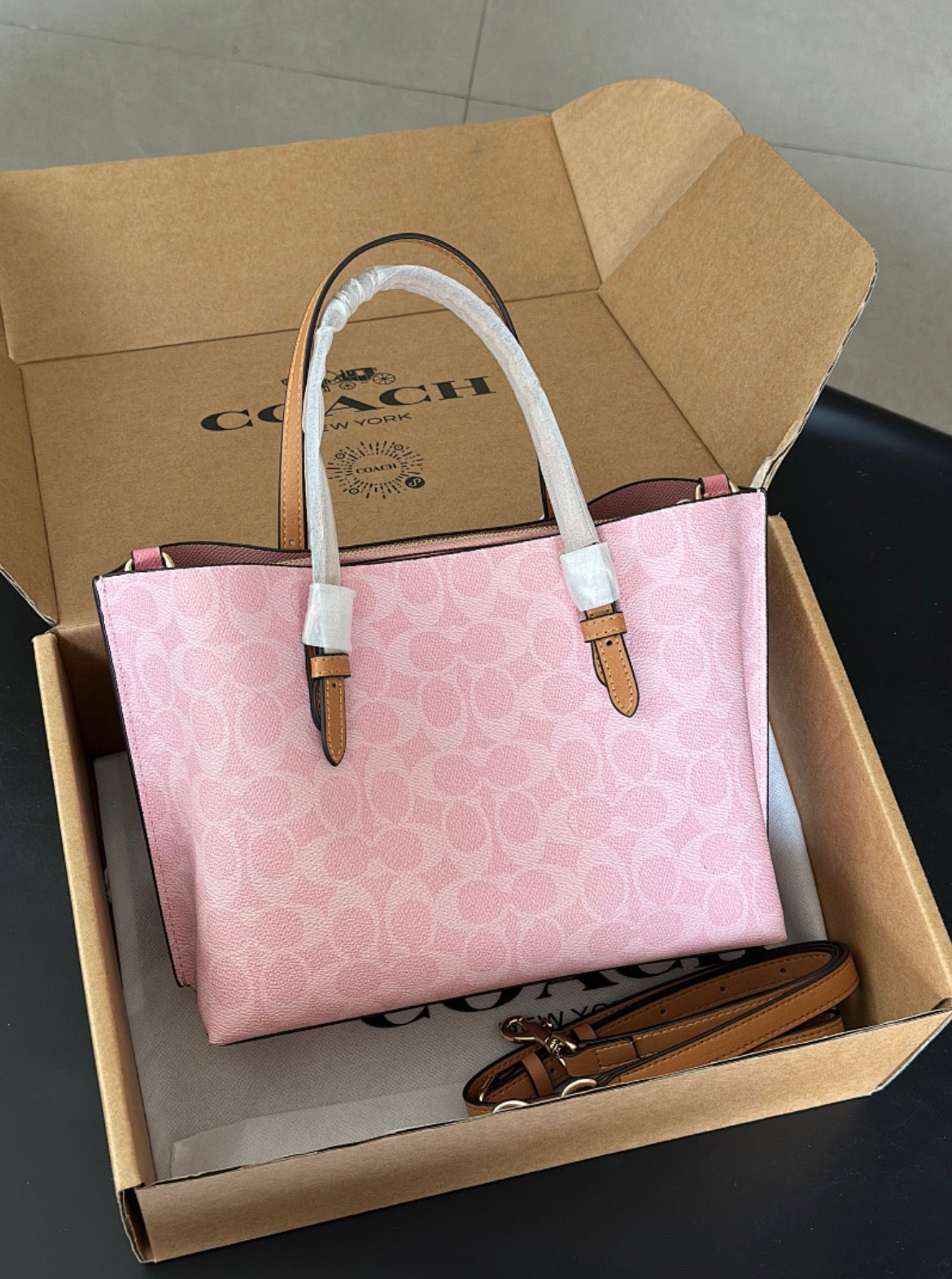 Coach mollie tote bag