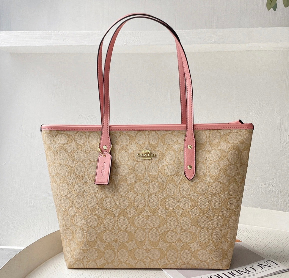 Coach city tote bag