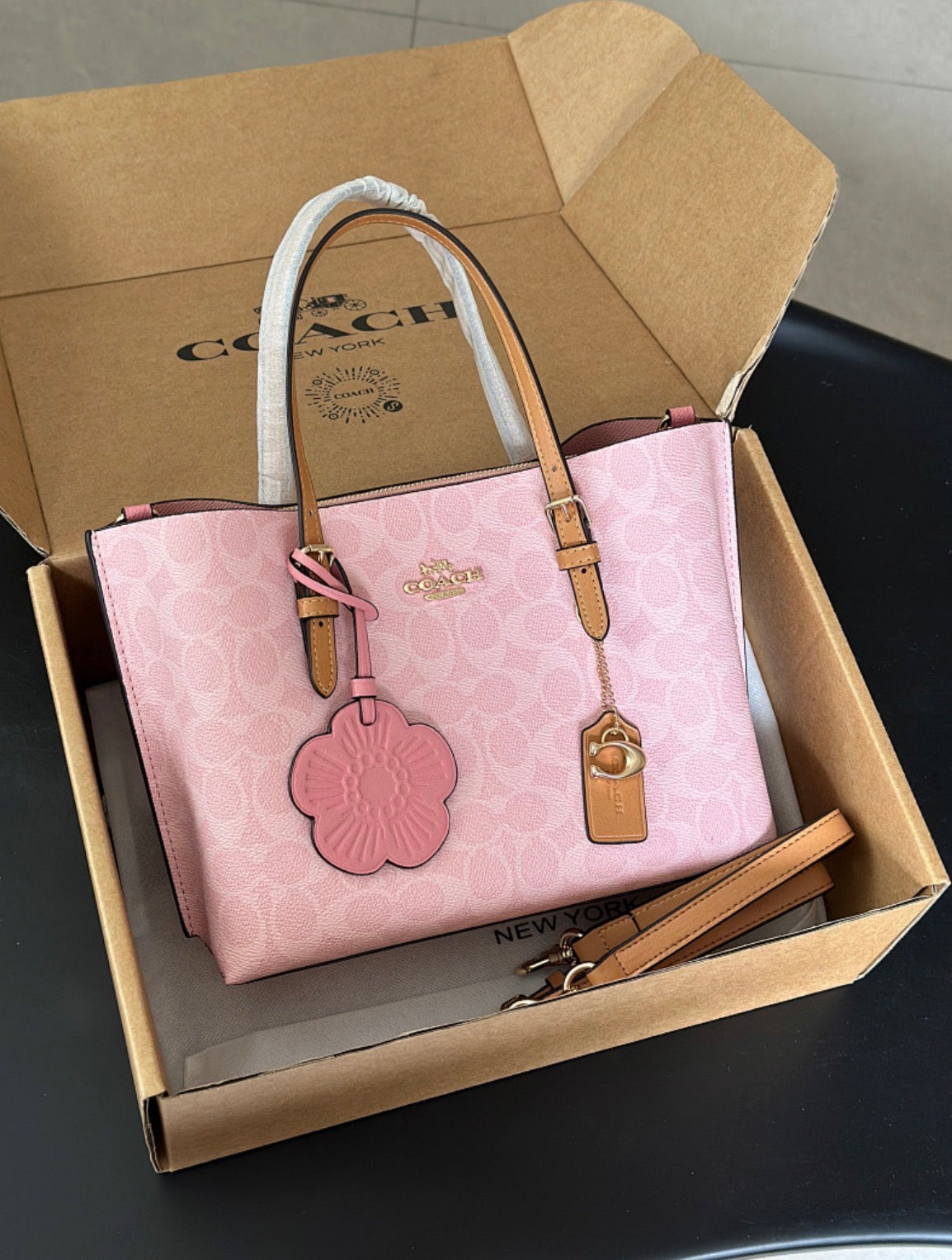Coach mollie tote bag