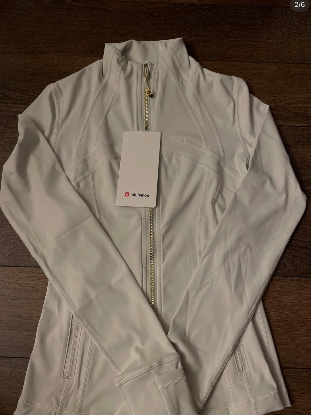 White lululemon jacket