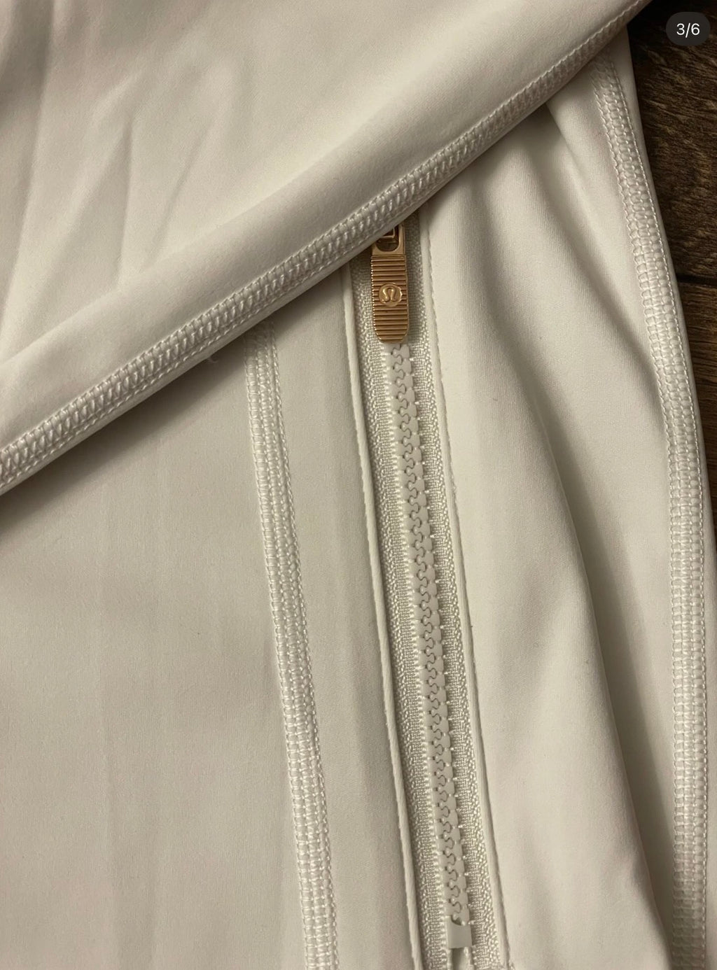White lululemon jacket