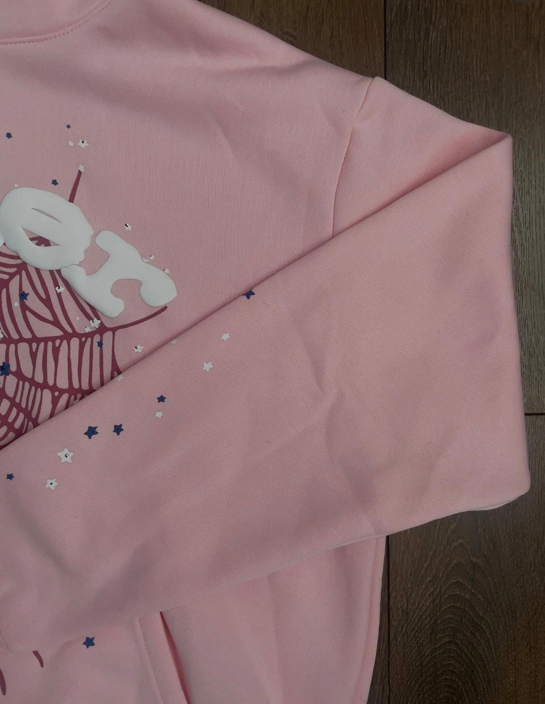 Pink spider hoodie