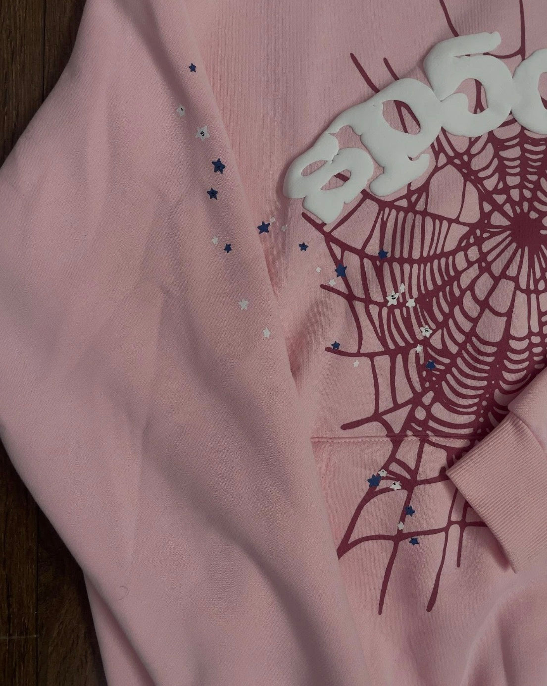 Pink spider hoodie