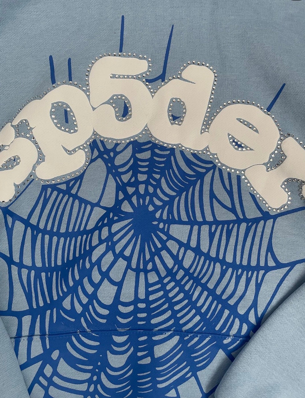 Blue spider hoodie