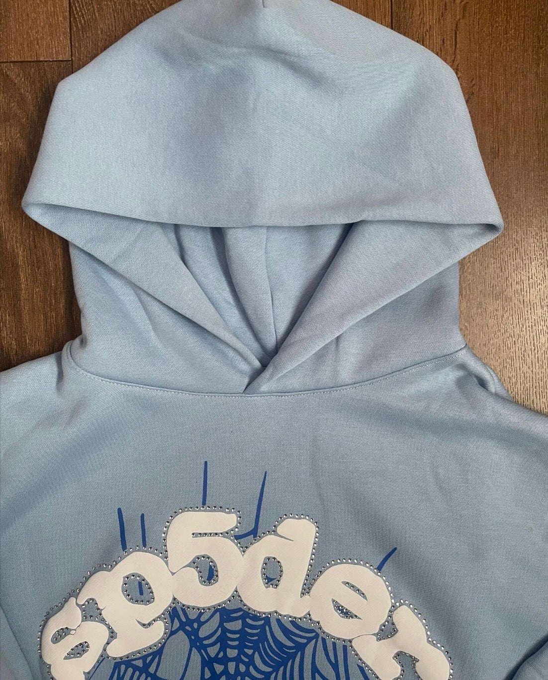 Blue spider hoodie