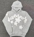 Grey spider hoodie