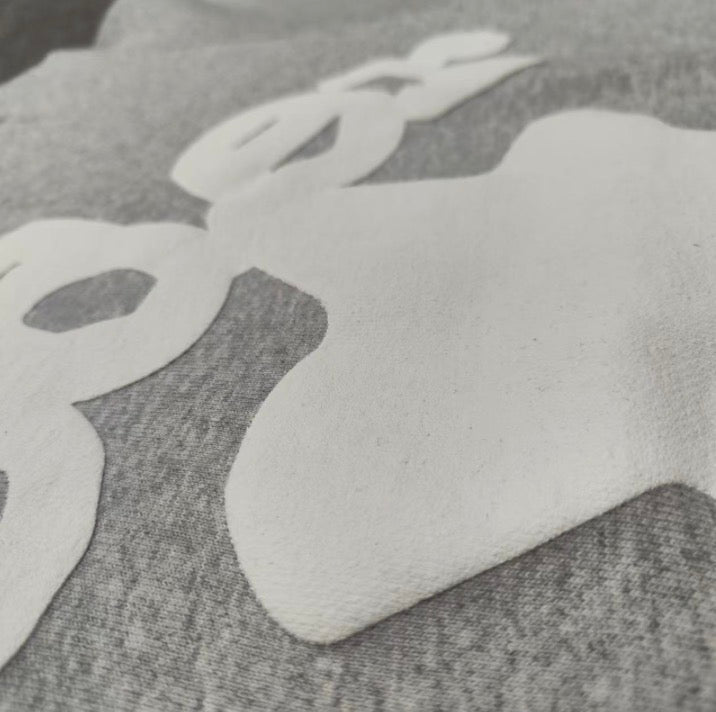 Grey spider hoodie