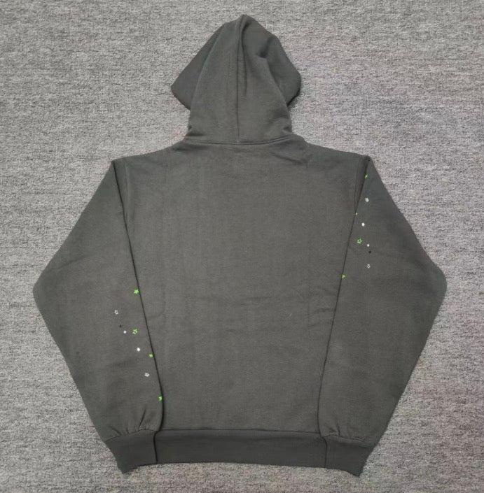Dark grey spider hoodie